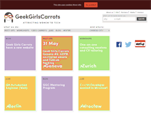 Tablet Screenshot of geekgirlscarrots.org